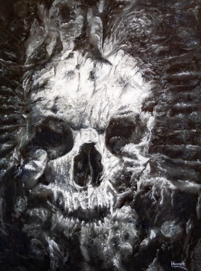 Skull Dark abstract Art